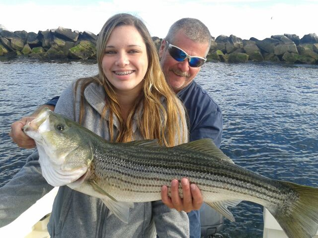 Kayla's striper 7-29-13